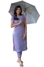 Gosriki Women'S Rayon Viscose Straight Solid Kurta With Pant (Kurai Purple-Gs_S_Purple_Small)