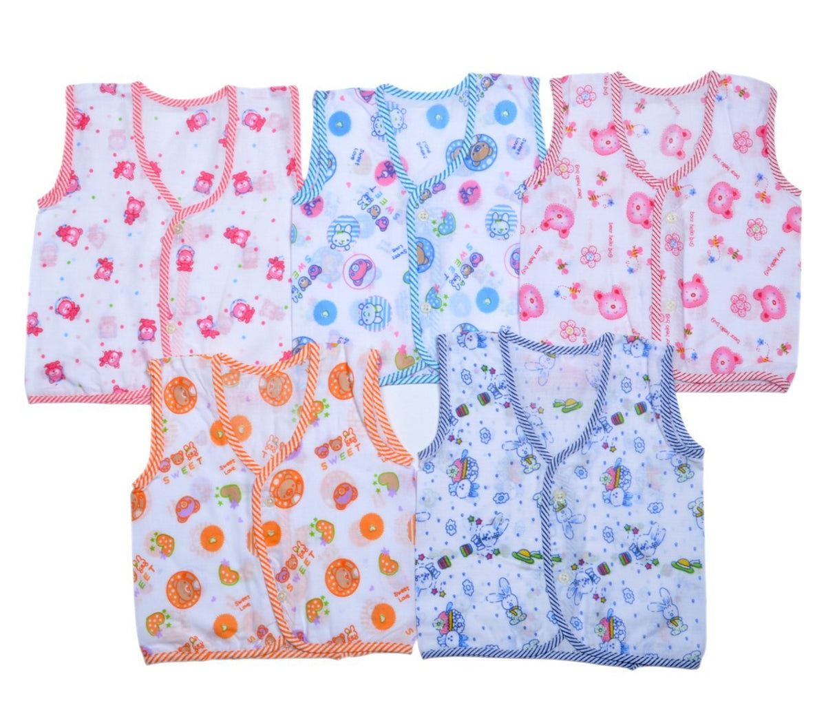 Sathiyas Baby Boy TShirt(asvinf061(g)_multicolour_0 Months3 Months) 0-3
