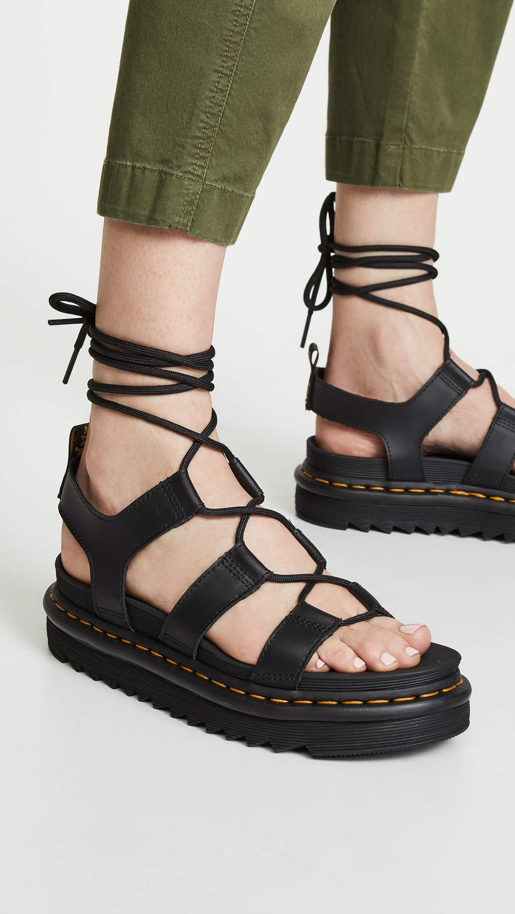 Dr. Martens Women's Nartilla Sandal, Black, 6