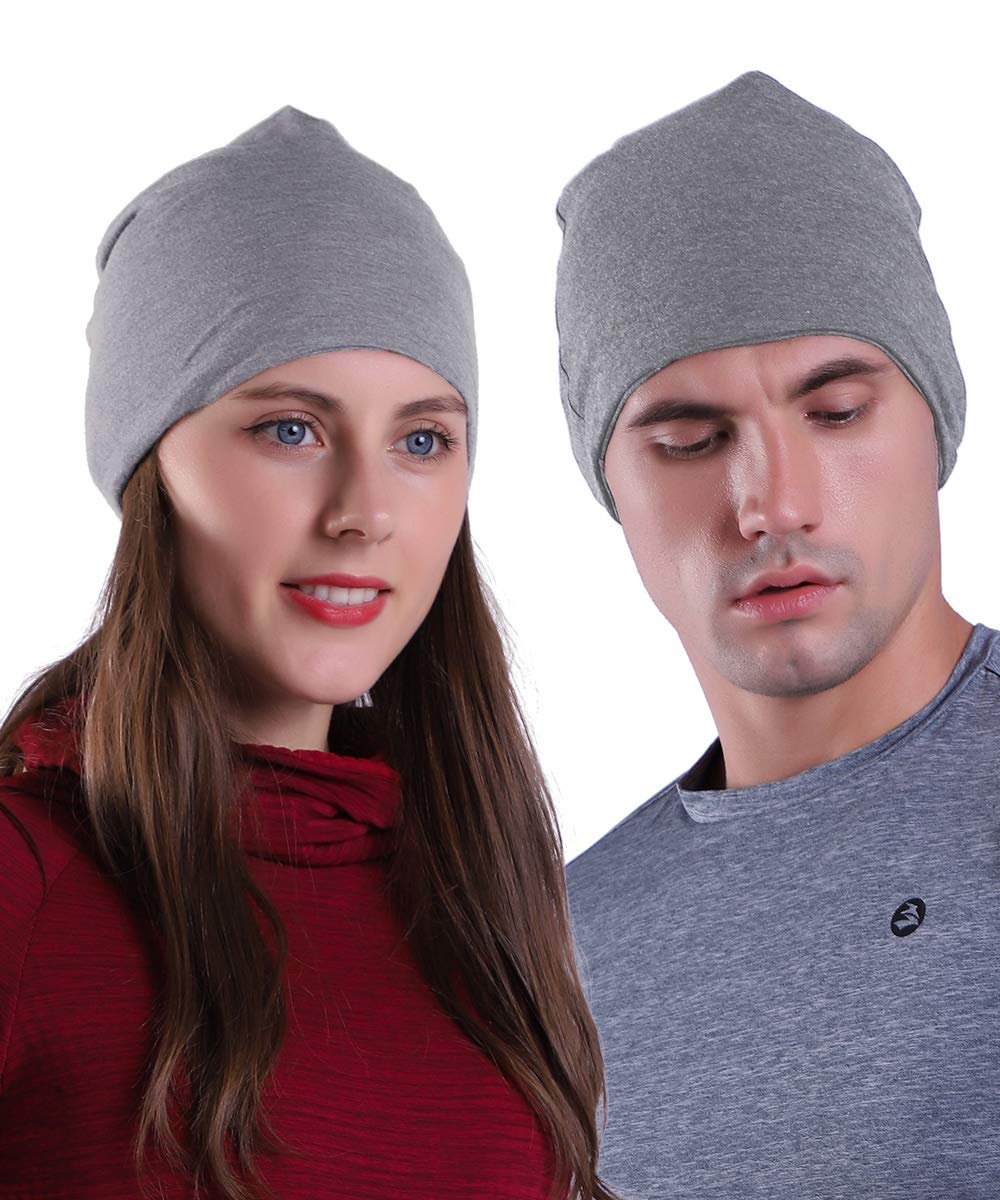 EMPIRELION 9 Multifunctional Lightweight Beanies Hats Snug Fitting, Running Skull Cap Helmet Liner Sleep Caps for Men Women (Mid