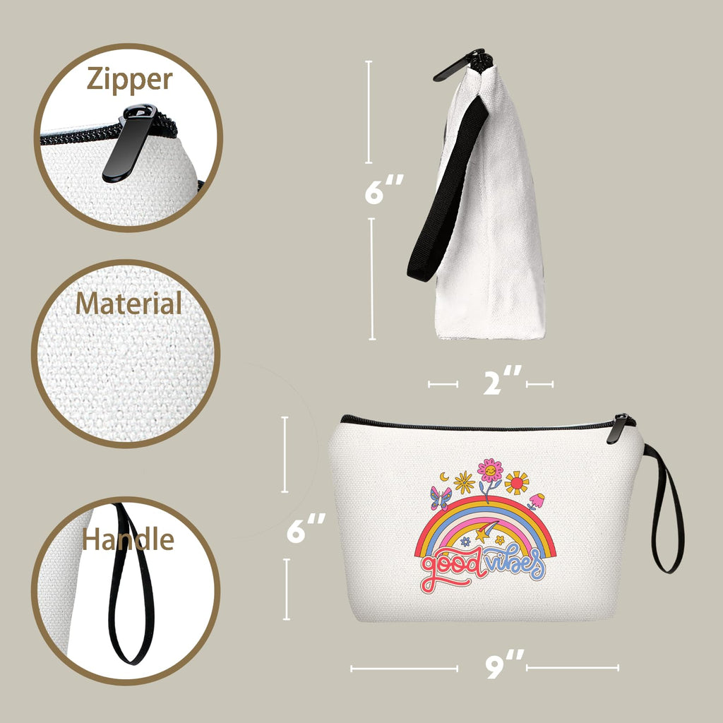 Friend Gifts for Women, Friend Birthday Gifts for Women,Small Cosmetic Bag, Inspirational Gifts for Women, Positivity Gifts,Frie