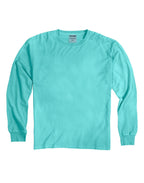 Unisex garment-Dyed Long-Sleeve T-Shirt - BLAcK - S(D0102H7DEI6)