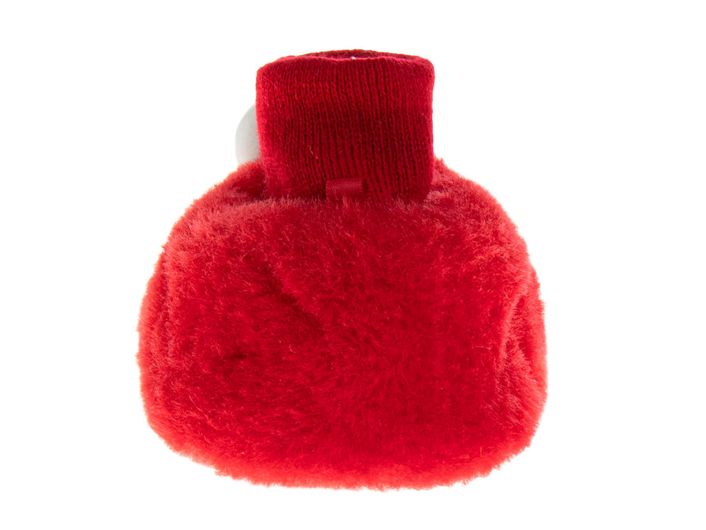 Sesame Street Baby Girls Cookie Monster Puppet Slipper, Red, 9-10 Infant