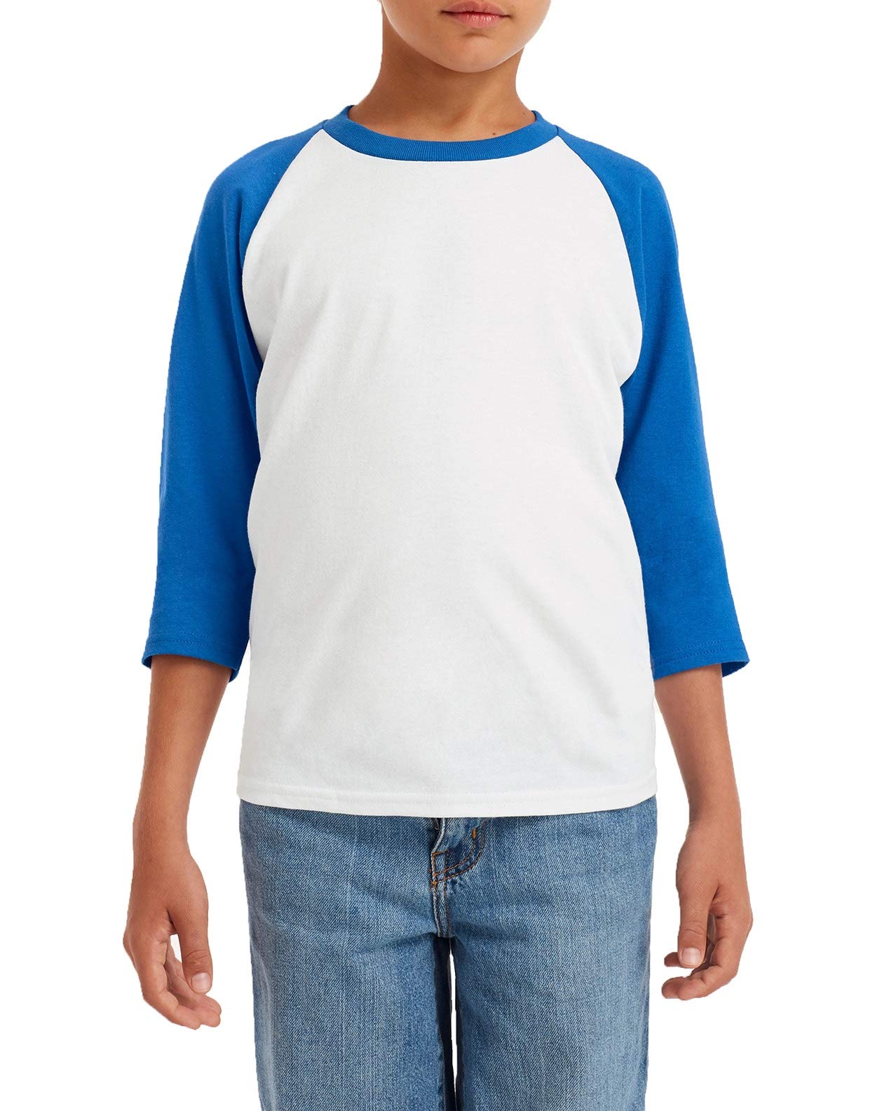 Gildan Heavy Cotton Youth 3/4-Sleeve Raglan T-Shirt 5700B
