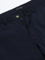 Dennis Lingo Men Slim Fit Navy Cargo Trousers