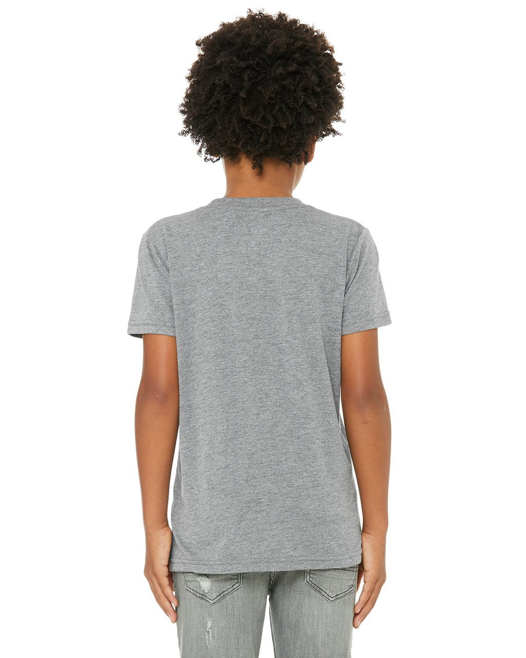 Youth Triblend Short-Sleeve T-Shirt - BLUE TRIBLEND - M(D0102H7W6JT)