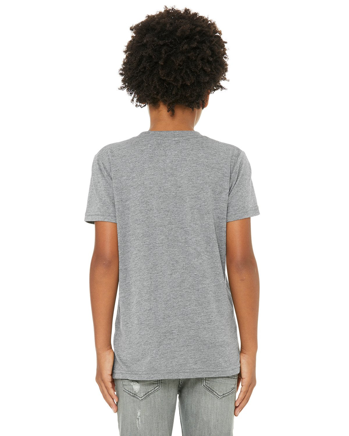 Youth Triblend Short-Sleeve T-Shirt - BLUE TRIBLEND - M(D0102H7W6JT)