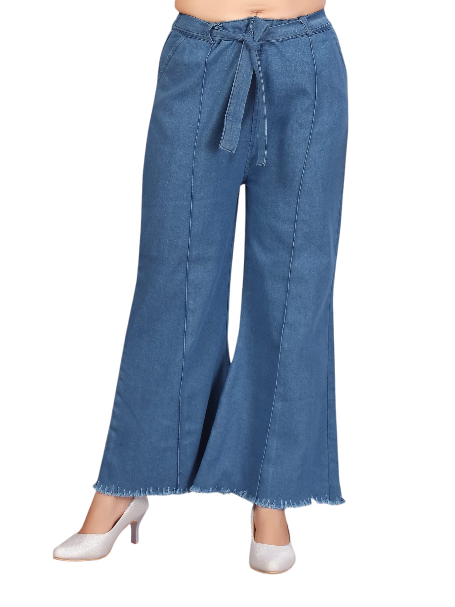Aarika Girls Regular Pants (PL-AF-2204_Blue_36)