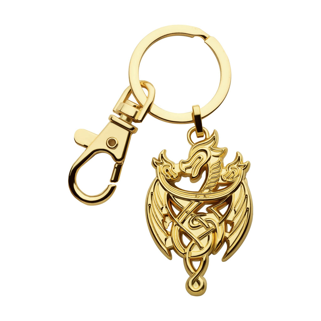 game of Thrones House of the Dragon gold Dragon 3D Keychain