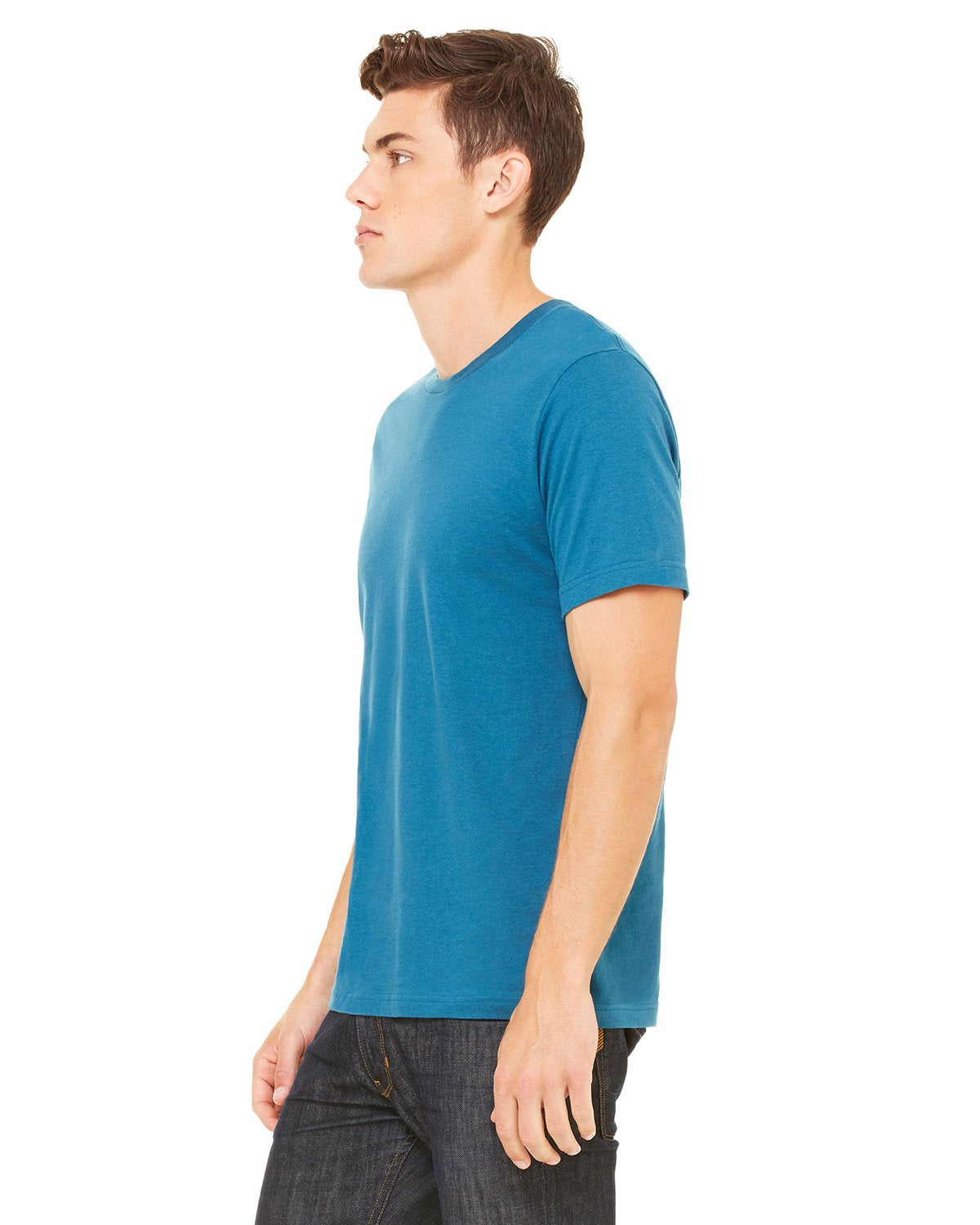 Bella + Canvas Unisex Jersey Short-Sleeve T-Shirt XS DEEP TEAL