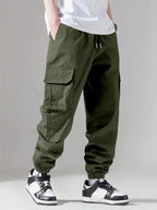 IndoPrimo Men Cargo || Men Cargo Pants || Men Cargo Pants Cotton || Cargos for Men || Men Cargo Trouser (in, Alpha, L, Regular,