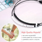 UNGENT THEM Matching Couples Bracelets Ideas Soulmate Jewelry Long Distance Relationship Anniversary Christmas Valentine's Day G