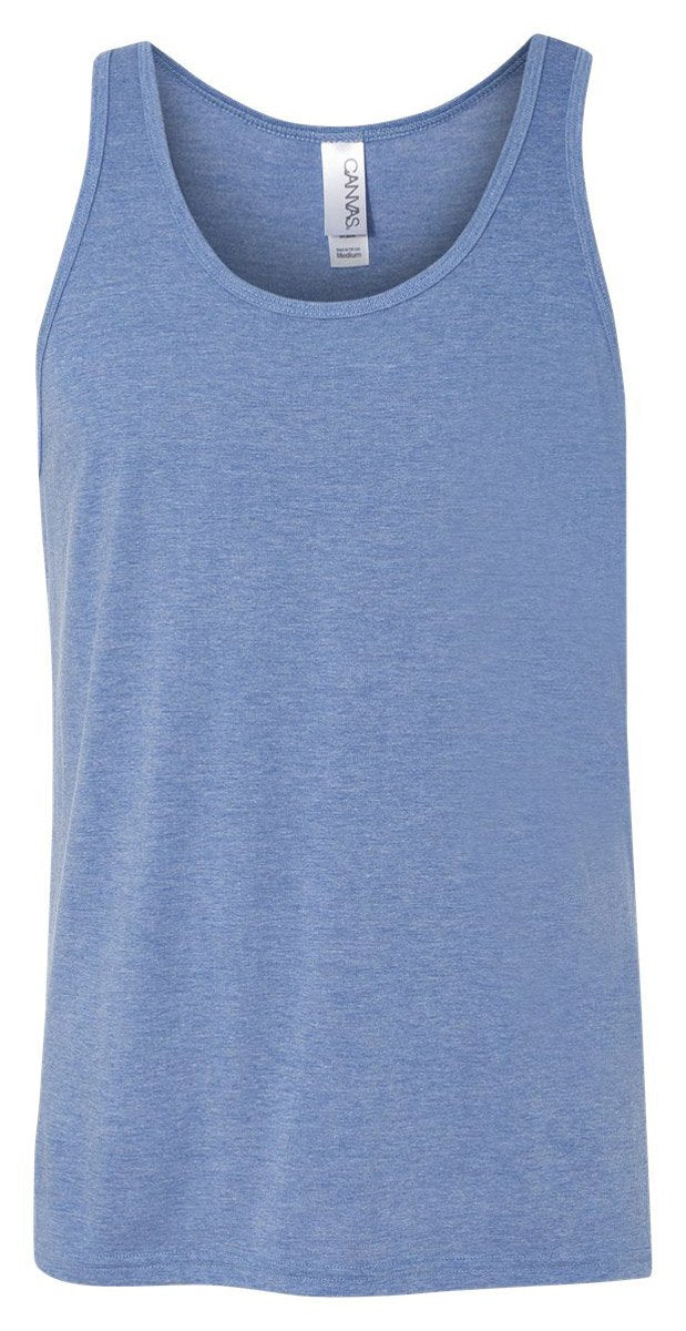 Unisex Jersey Tank - NEON BLUE - XS(D0102H7WAQP)