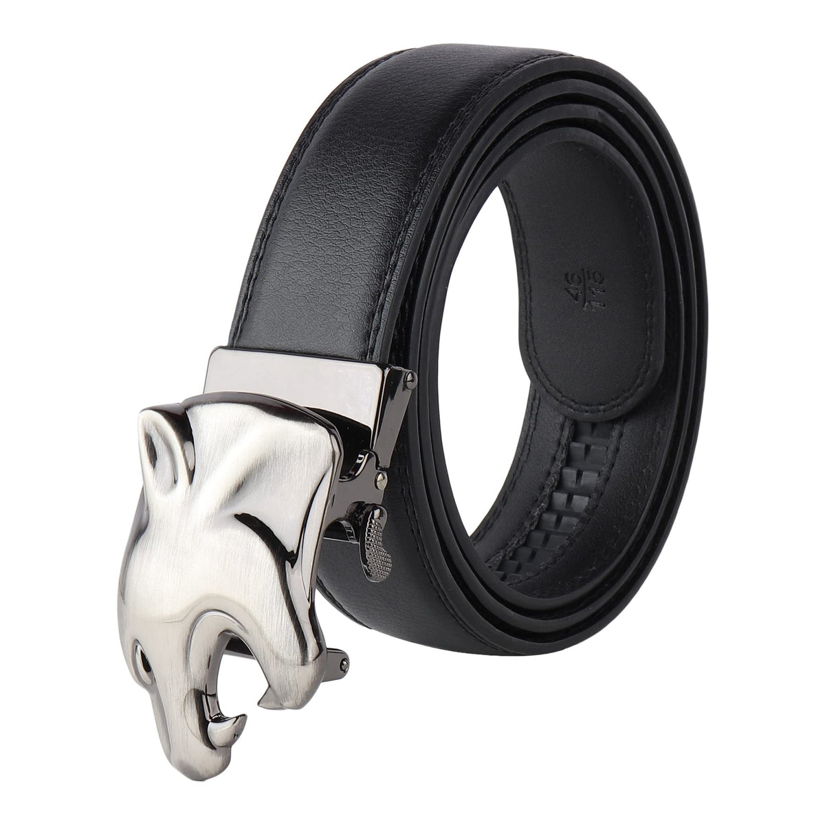 Zoro Vegan Leather Belt For Men | Black | Rab101Jaguar 40