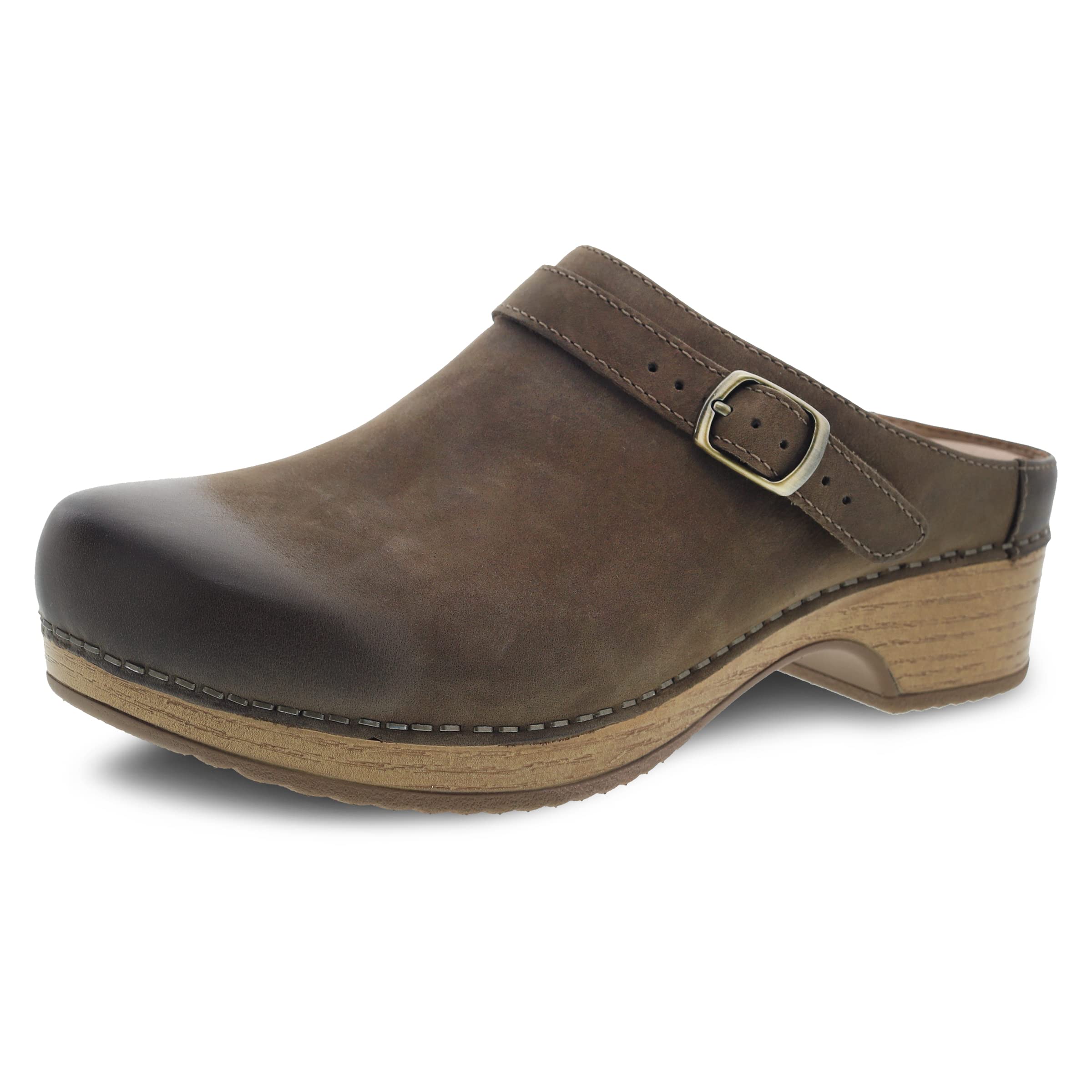Dansko Berry Slip-On Mule clogs for Women - Memory Foam and Arch Support for All -Day comfort and Support - Lightweight EVA Oust