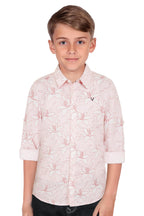 Allen Solly Boys Slim Fit Printed Casual Hoodie