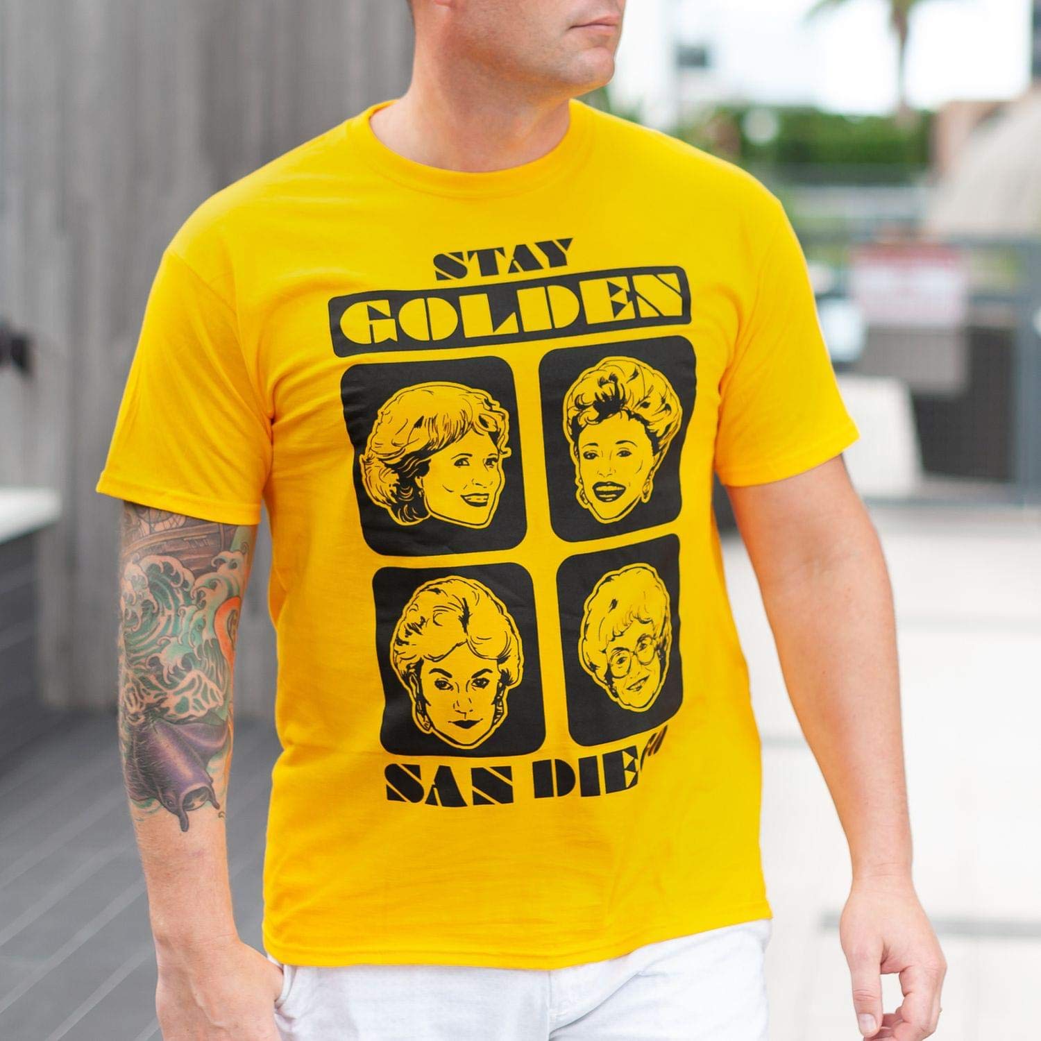 Golden Girls Stay Golden San Diego Men's T-Shirt - Large