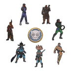 Marvel Black Panther Wakanda Forever 8 Pin Set