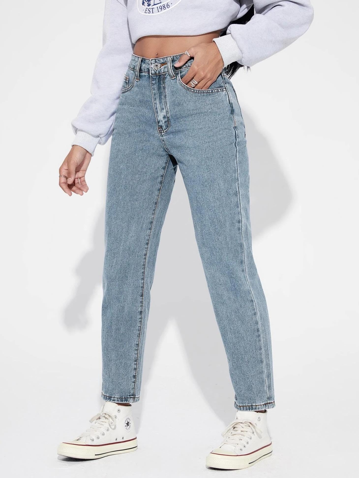 KOTTY Women Regular High Rise Blue Jeans