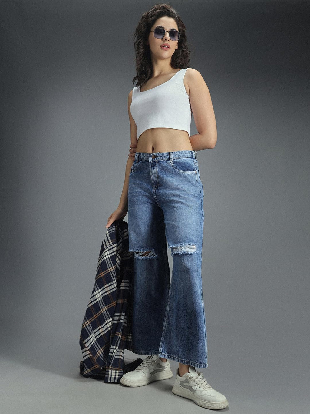 High Star WomenS Regular Jeans (Hswjns2401_Ig1_Blue