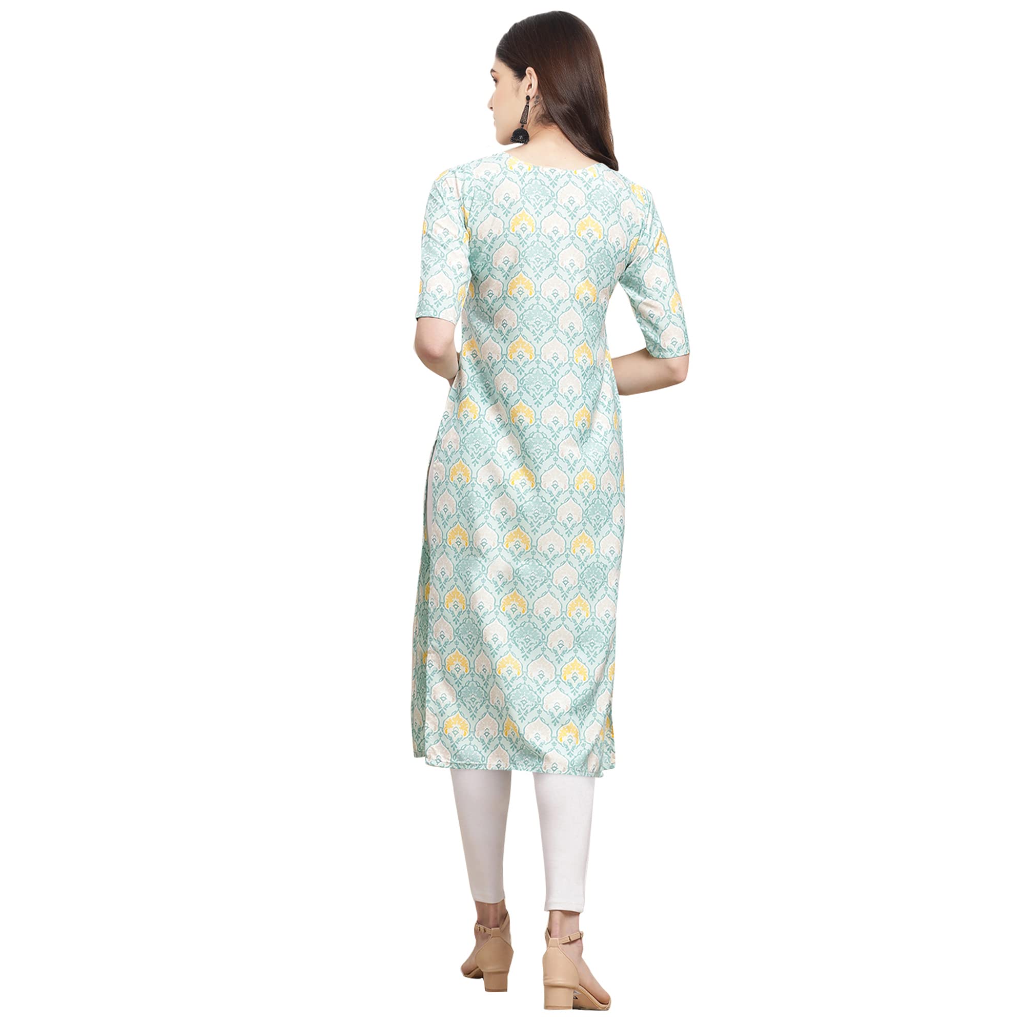 Pinkmint Women'S Crepe Digital Print Straight Kurta [Pack Of 3] (Ckb_337-330-336)