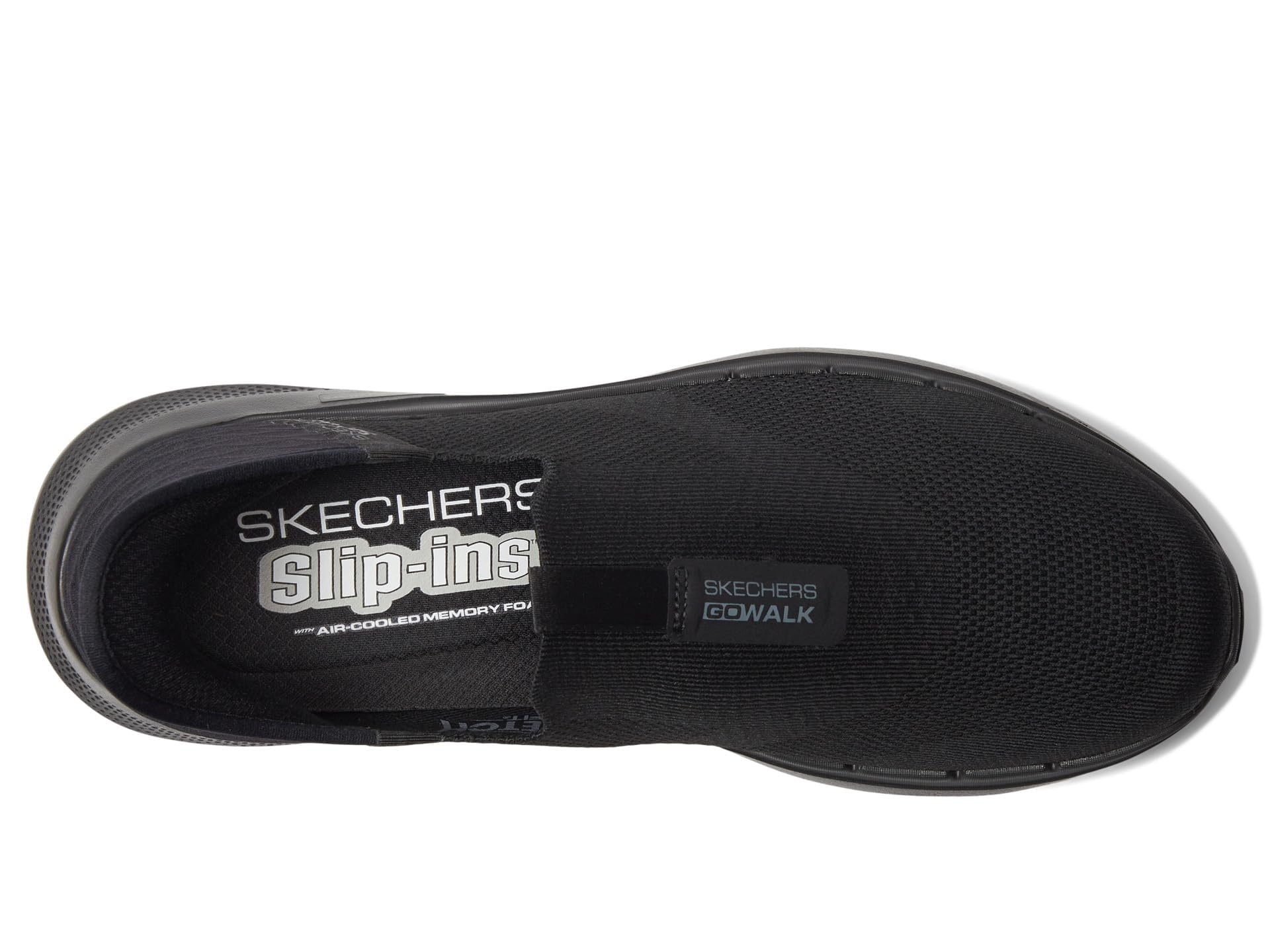 Skechers Men's Slip-ins: GO 6-Easy On Slip-On Walking Sneakers, Black, 8 X-Wide