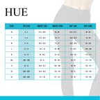 Hue Women's Essential Denim Skimmer Leggings, Black, Large
