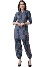 Popwings Casual Pure Cotton Bandhani Printed Kurti And Jogger Co-Ord Set || Latest Stylish Co-Ords Set For Women || 2 Piece Summ