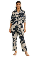 Libas Womens Viscose Rayon Coords Set (49589_Grey