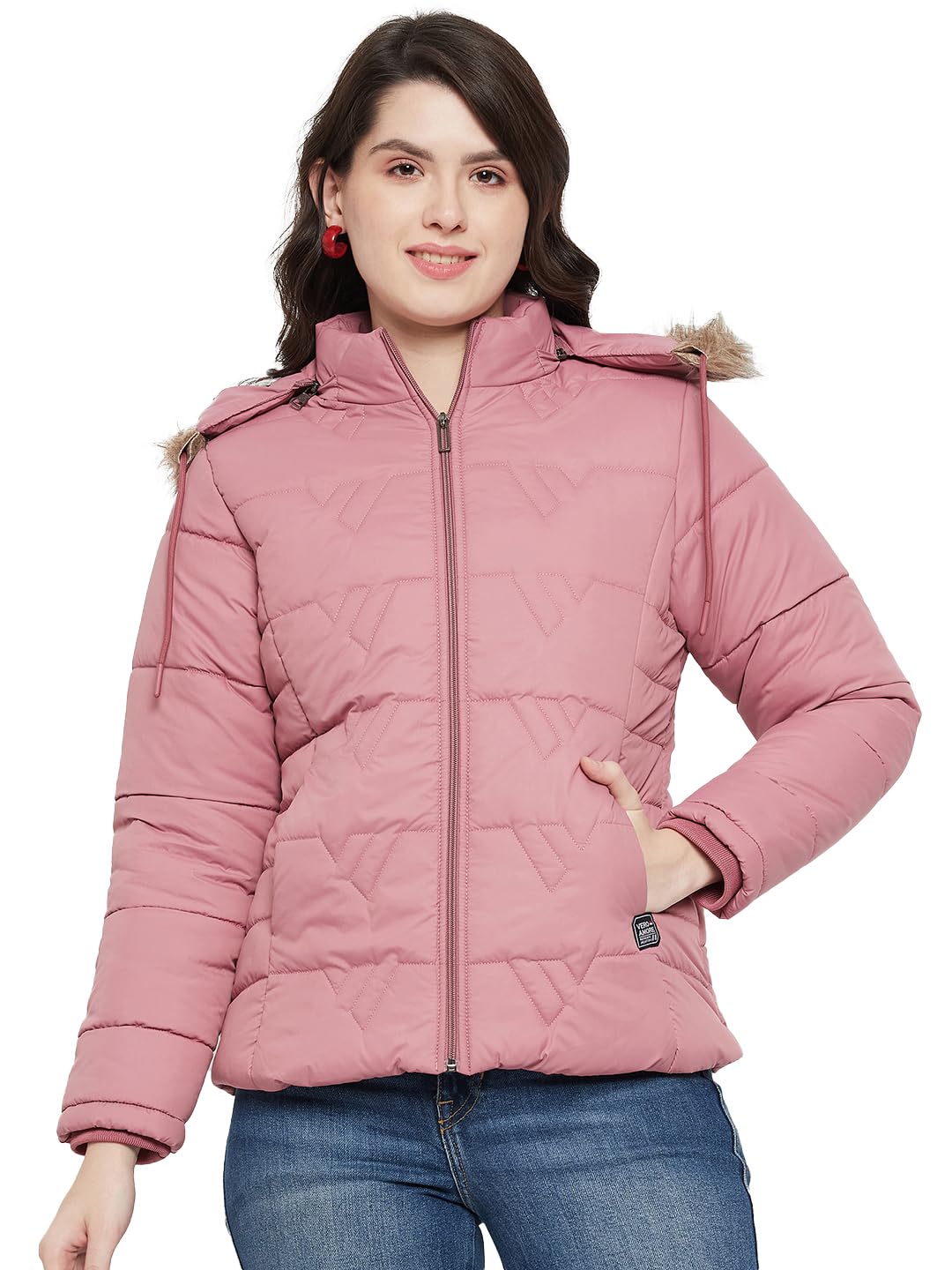 Vero Amore Women Winterwear JacketVEROAMOREWJ2182ROSEGOLD 2