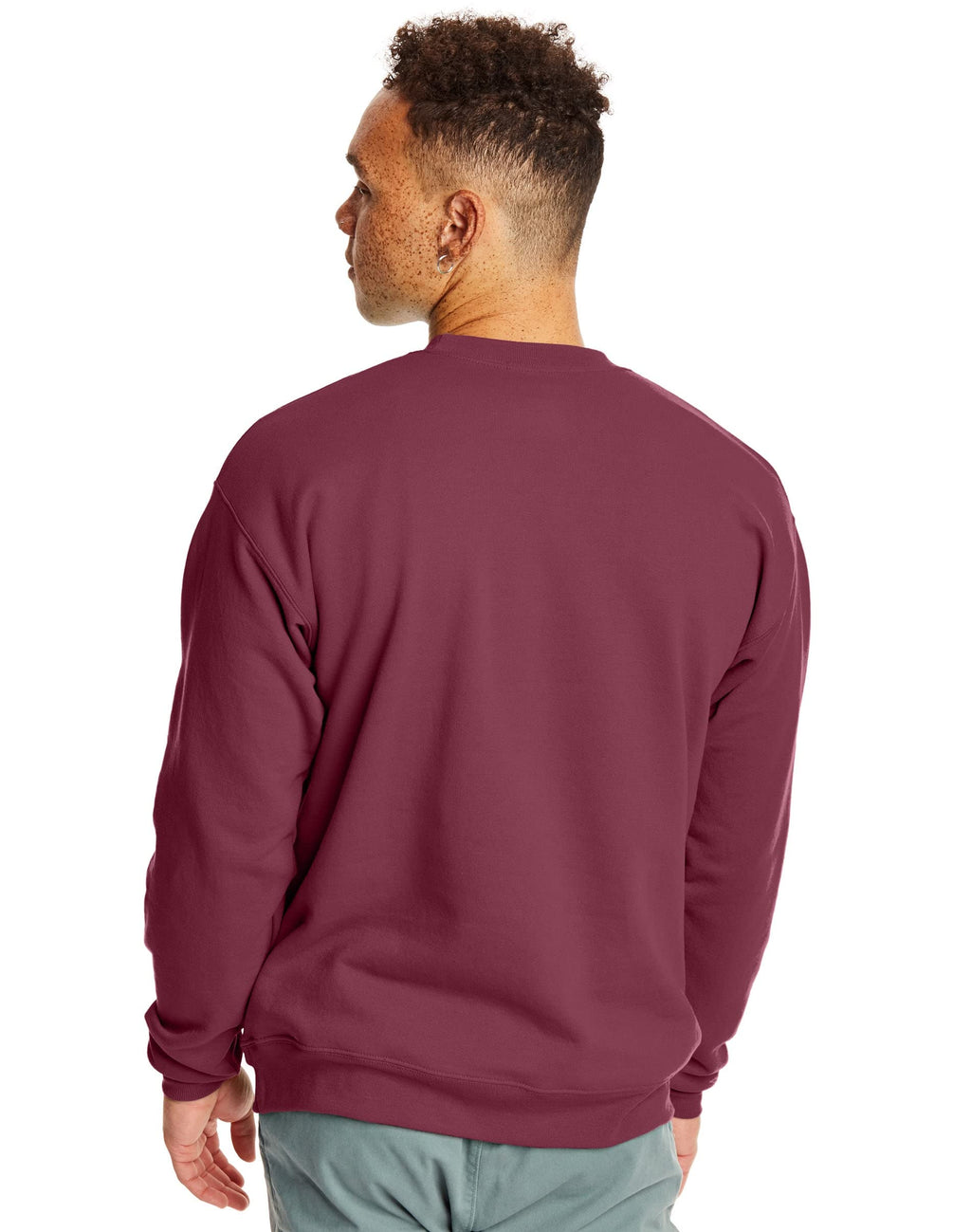 Hanes mens Ecosmart Sweatshirt, Deep Red, 4X-Large US