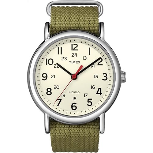 Timex Weekender Analog Beige Dial Unisex Watch - T2N651