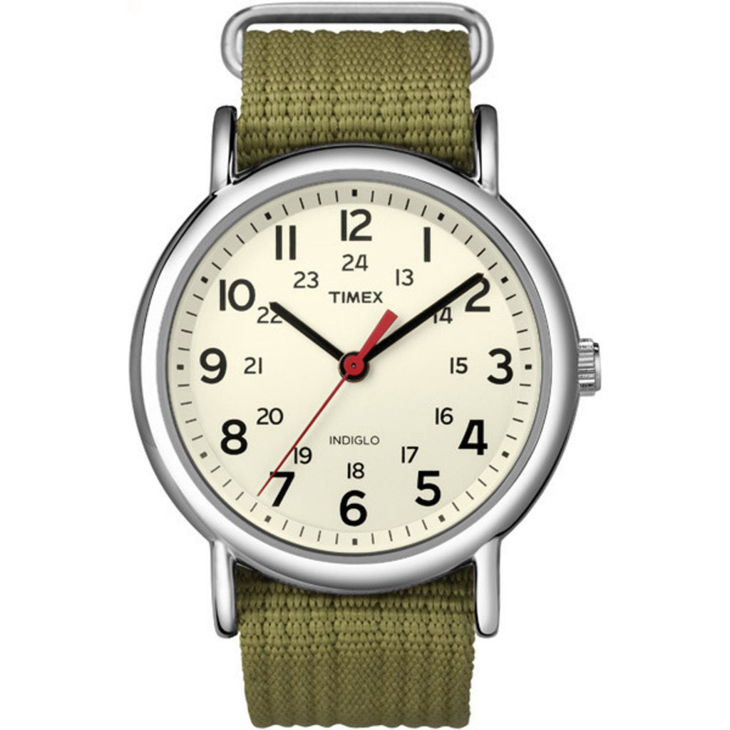 Timex Weekender Analog Beige Dial Unisex Watch - T2N651