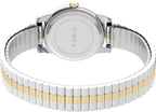 Timex Women's T2M828 Essex Avenue Two-Tone Stainless Steel Expansion Band Watch