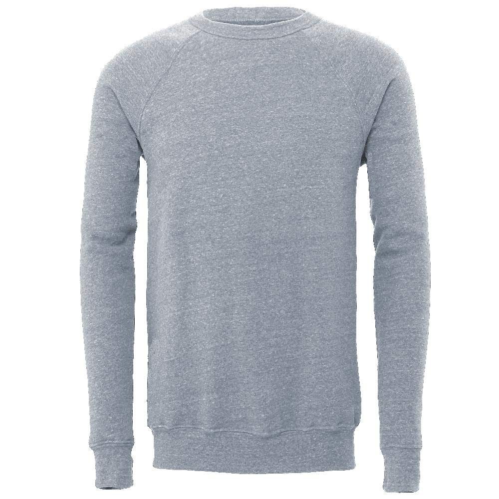 Unisex Sponge Fleece crewneck Sweatshirt - DK gRY MRBLE FLc - M(D0102H789V6)
