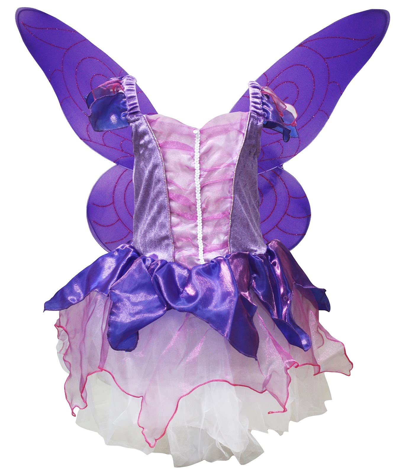 Petitebella Fairy Costume Dress 1-10y (Purple, 8-10 Years)