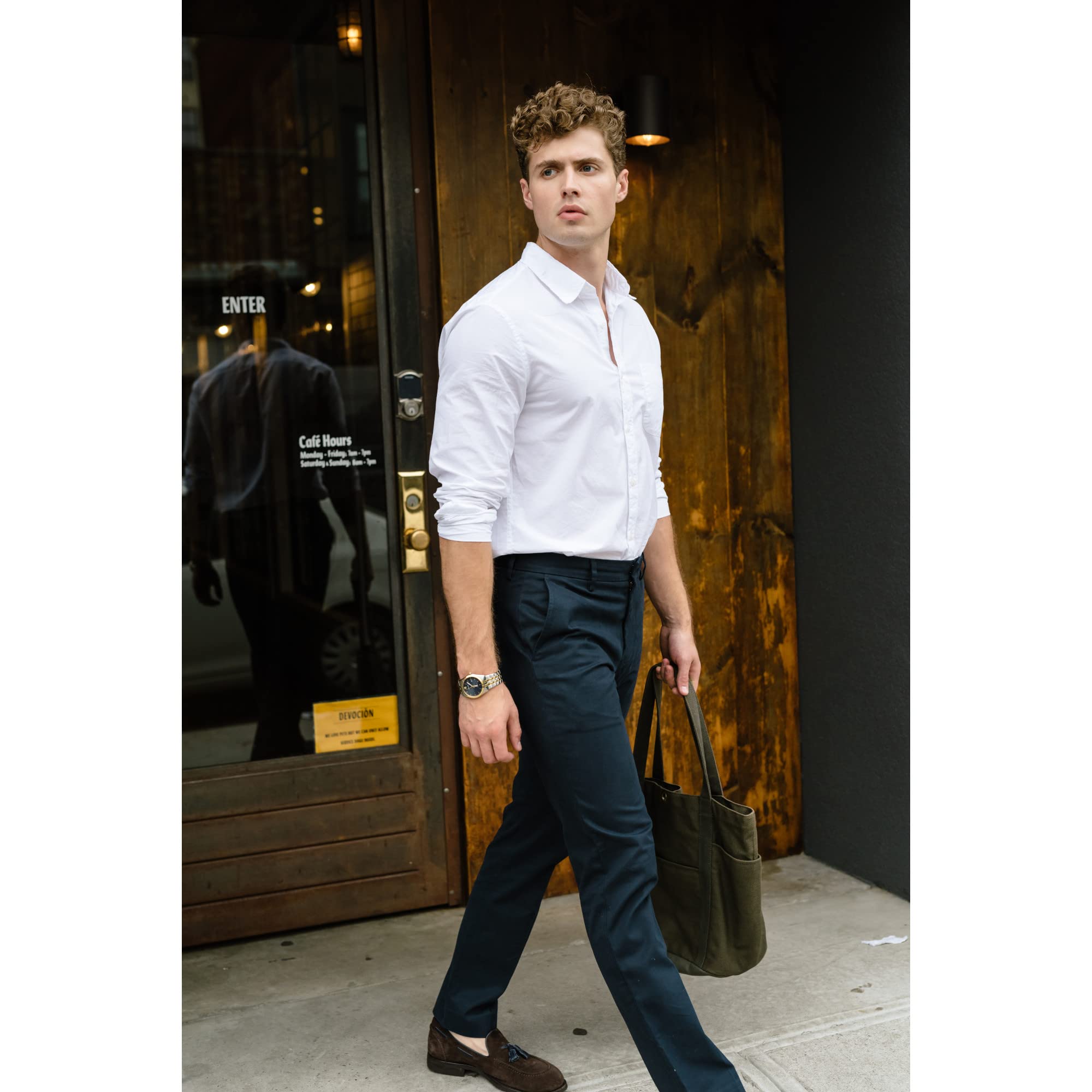 Citizen Men's Classic Corso Eco-Drive Watch, 3-Hand Date, Luminous Hands, Two-Tone/ Blue Dial