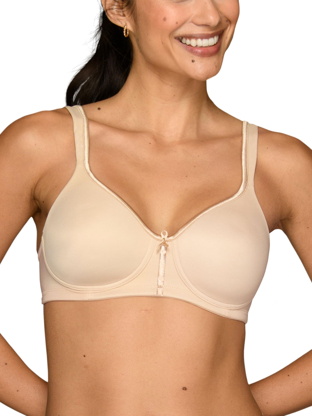 Vanity Fair Womens Body Caress Convertible Wirefree Contour Bra #72335 Bra,Damask Neutral,38B