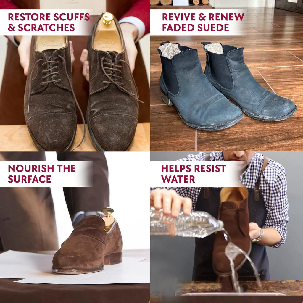 Tarrago Nubuck Suede Colour Renovator - Renews Color of Suede & Nubuck Footwear - Contains Synthetic Polymer and Vegetal Oil - S