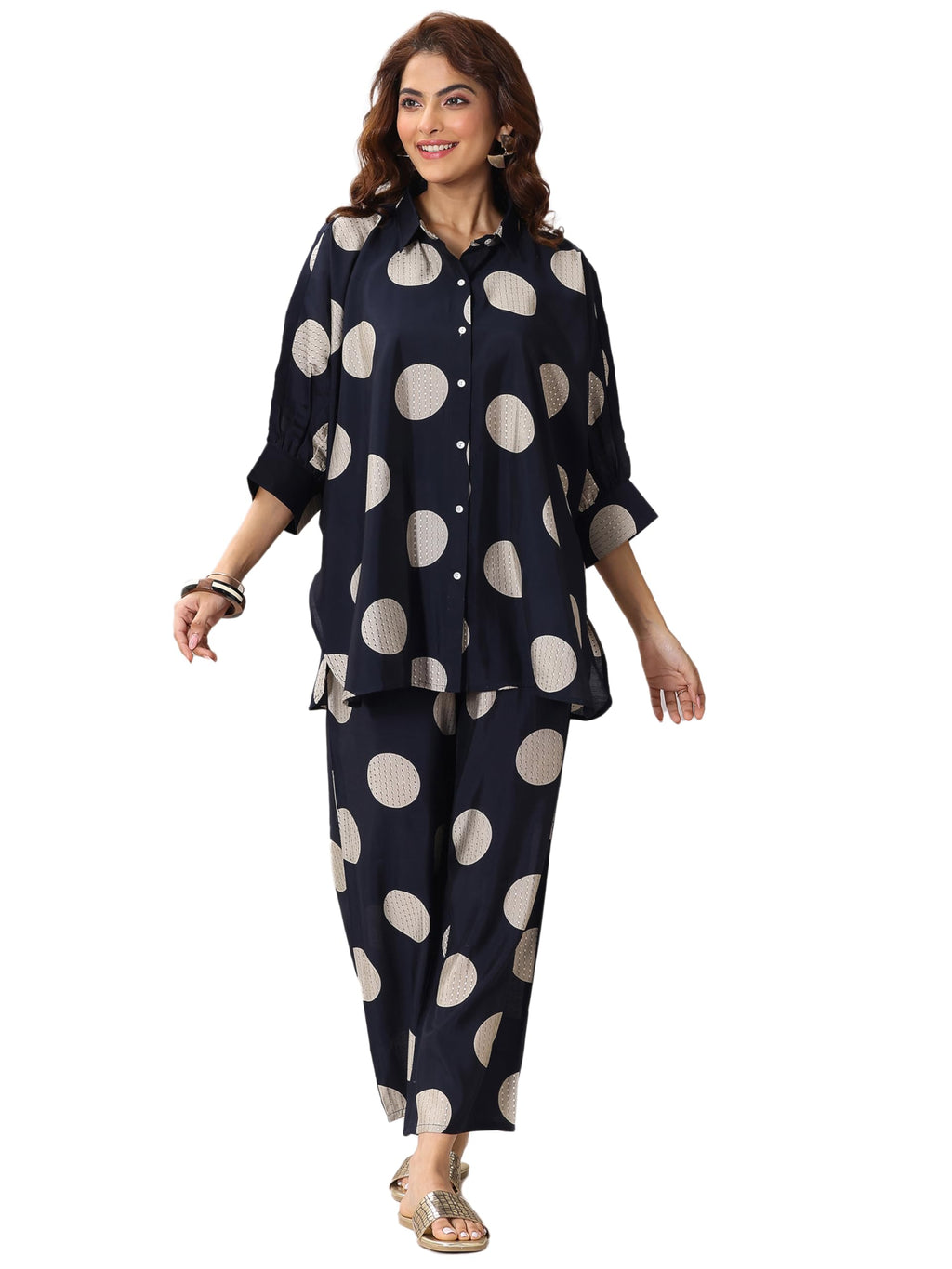 Libas WomenS Rayon Co-Ord Set (400235Or