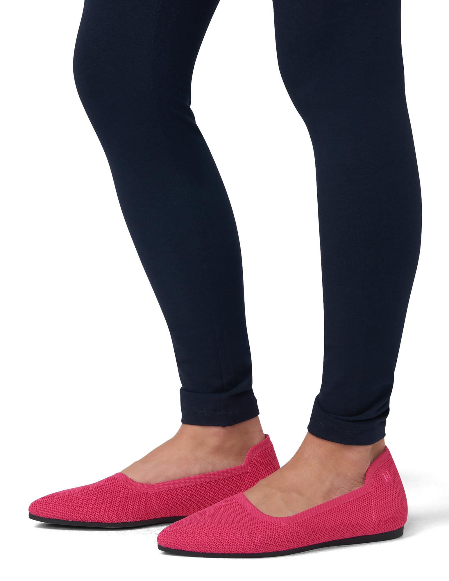 Hue Women's Cotton Ultra with Wide Waistband, Assorted Leggings Pants, Navy, Large US