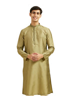 Diwas By Manyavar MenS Art Silk Thread Work Kurta (Green,M)