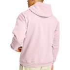 Hanes Men's Pullover EcoSmart Hooded Sweatshirt, pale pink, 5X Large