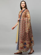 Anni Designer Womens Kurta With Palazzo & Dupatta