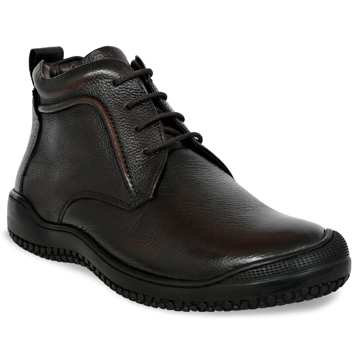 Allen Cooper Brown Shoes Genuine Original Leather Casual/Formal Laceup Shoes with Ankle Support, Anti Slip Technology, Better P 9