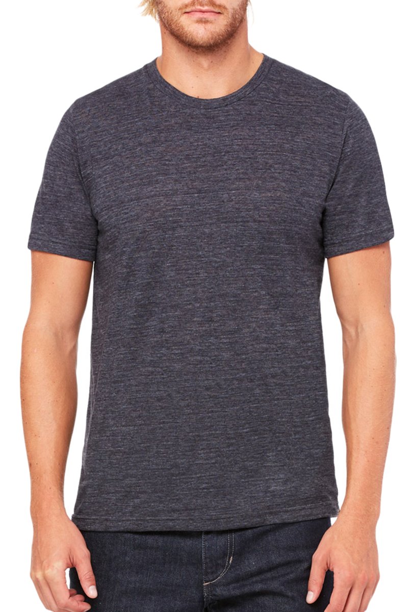 Unisex Poly-cotton Short-Sleeve T-Shirt - BERRY - S(D0102H7WJgJ)