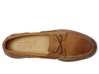 Sperry Men's Gold A/O 2-Eye Boat Shoe, Medium Beige, 9