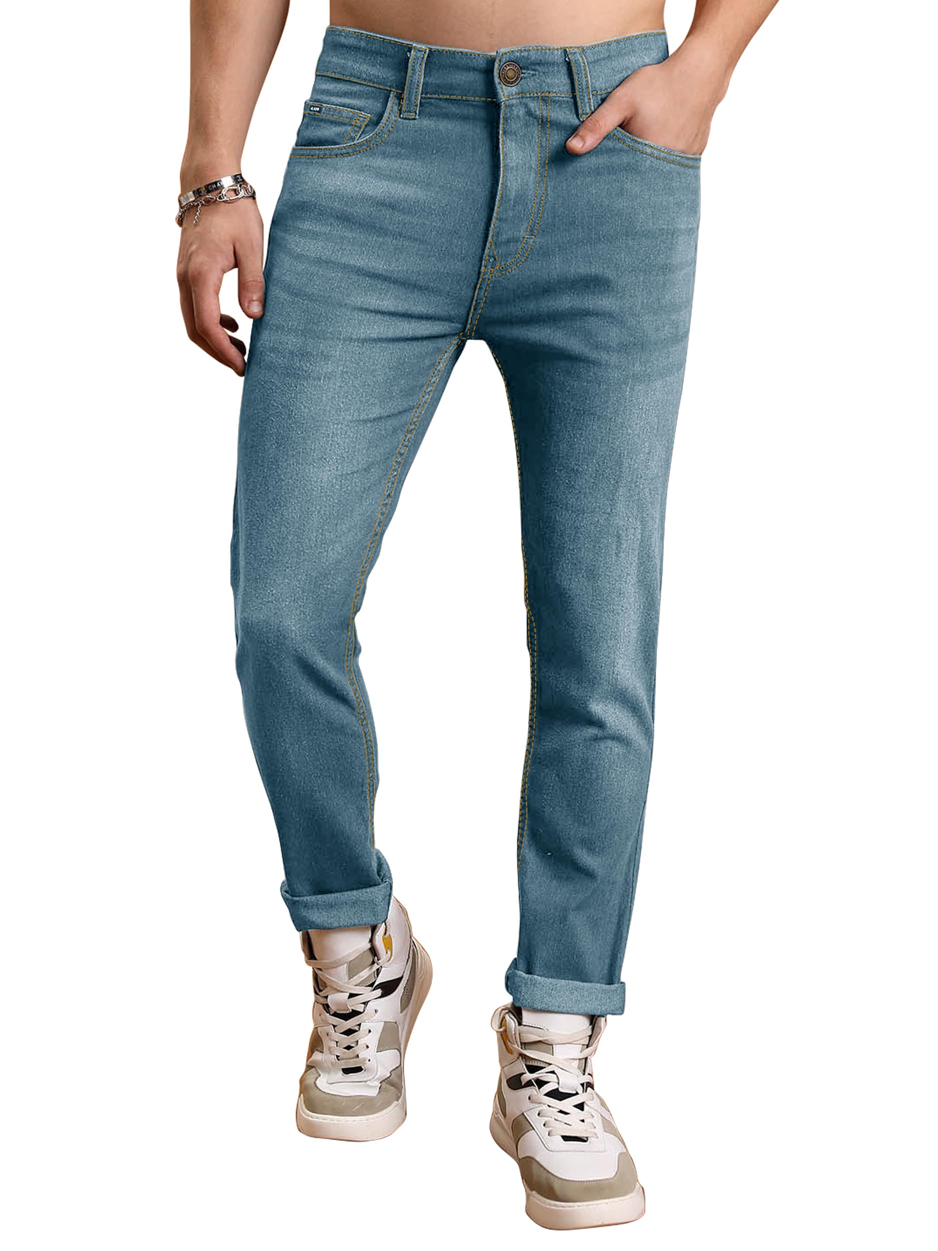 Nobel Monk MenS Regular Fit Denim Jeans |Men Jeans Pants
