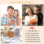 UNGENT THEM Gifts for Him Boyfriend from Girlfriend Matching Couples Bracelets Distance Relationship Pinky Promise Valentines Sw