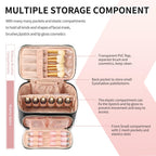OCHEAL Makeup Bag, Multifunctional Make Up Bags with Zipper Pouch Large Compact Makeup Bag Organizer for Women Girls Cosmetics T